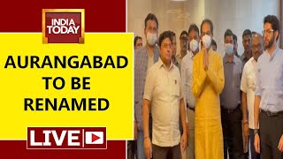 Aurangabad Name Changed News LIVE | Maharashtra Cabinet Agrees To Rename Aurangabad To Sambhajinagar