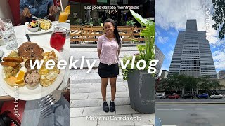 weekly vlog | recettes, voyager cet été, balades et brunch | CANADA living