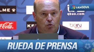 Rueda de prensa de Pepe Mel tras el Rayo Vallecano (0-2) Real Betis