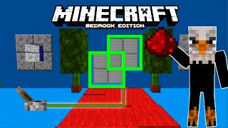 🦅 How To Make Simple Diagonal Door - Minecraft Bedrock