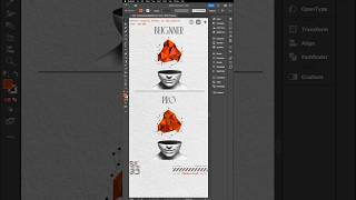 Easy Crystal Effect using Illustrator Script #graphicdesign #adobeillustrator #illustratortutorial