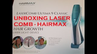 Unboxing HAIRMAX Laser Comb Ultima 9 Classic