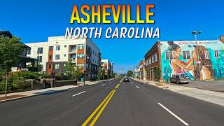 Asheville North Carolina Driving Through