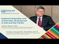 regional integration and sustainable development in asia and the pacific