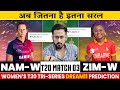 NAM-W VS ZM-W Dream11 Prediction | Nam-w vs Zim-w | Fantasyduniya