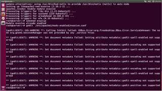 How to Enable Apache Mod_evasive module