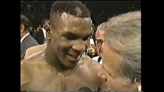MIKE TYSON interview following his fight with Tyrell Biggs
