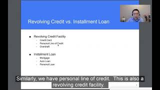 Revolving Credit vs. Installment Loan