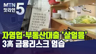 [자산버블 붕괴공포]① 자영업·부동산대출 '살얼음'…3高 금융리스크 엄습 / 머니투데이방송 (뉴스)