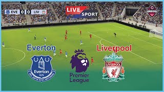 [LIVE] Everton vs Liverpool / Premier League 23-24 / Full Match / video game Simulation