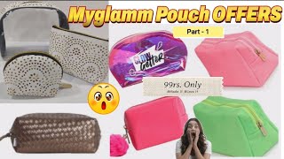 myglamm Cute Pouch offers (Part-1)😍 at 99rs. only ✨loot offer today myglamm  #lootoffertoday