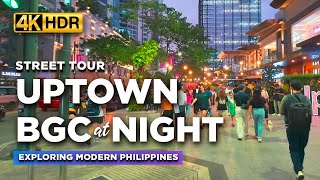 The Philippines Like Never Before! | Exploring UPTOWN BGC AT NIGHT in The Heart of Modern Manila