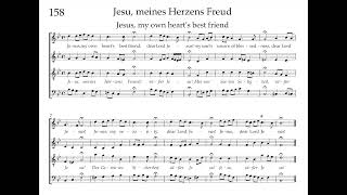 Bach Hymnbook 158: Jesu, meines Herzens Freud