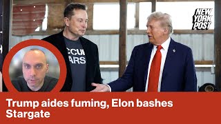 Trump aides ‘furious’ with Elon Musk for trashing $500B AI project: ‘He gives zero f–ks’