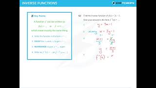 Inverse Functions - GCSE and IGCSE Maths - Everything You Need to Know