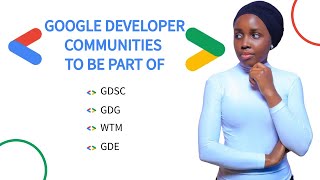 Google Developer Communities you can be part of. | Google Developers