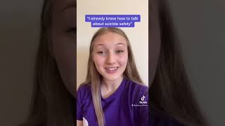 Talking about suicide safely