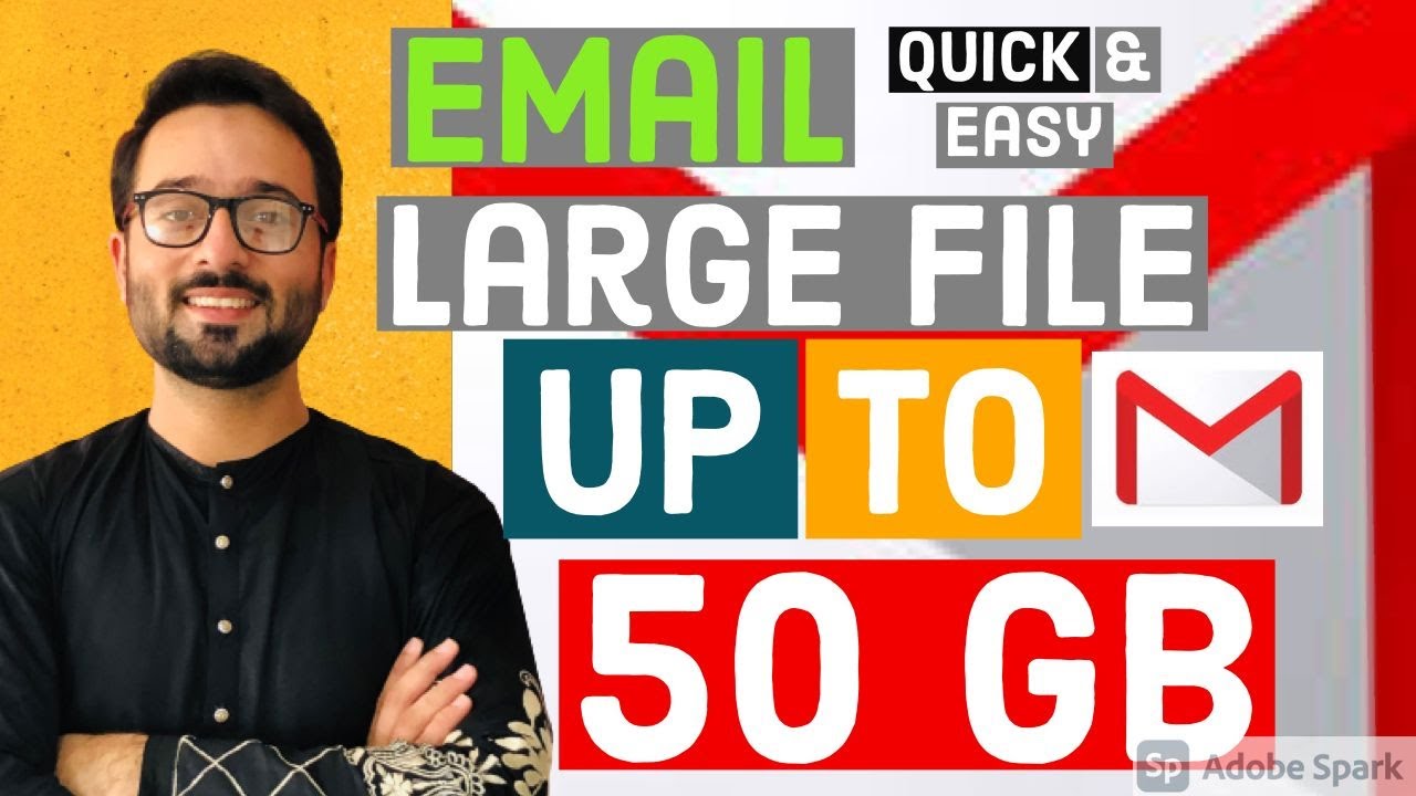 How To Send Large File Through Gmail || Large File Through Gmail ...