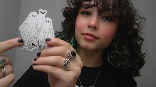 ASMR - sticker show & tell ★ tracing and tapping