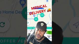 Medical courier 🚚 DELIVERY APP! The only ONE! $8 for only 1 mile!   I’m loving this