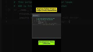 5 Minute Beginner Python Project!