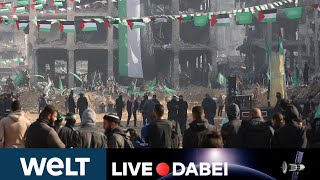 KRIEG IN GAZA: Hamas lässt weitere Geiseln frei - darunter zwei Deutsch-Israelis | WELT LIVE DABEI