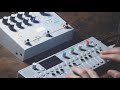 Op1 & hologram electronics - microcosm/ ambient pad using cluster synth