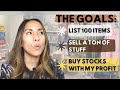 DID I LIST 100 THINGS? Reseller Vlog + WHAT SOLD + Help Me Spend My Reselling Profits on Stocks!