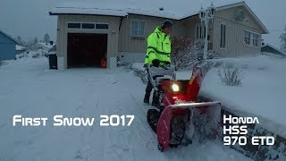 Honda HSS 970ETD First snow 2017