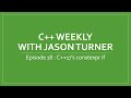 C++ Weekly - Ep 18 C++17's constexpr if