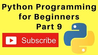 Best Python Tutorial | Python for Beginners | Python Video Tutorial | Part 9 | Craw Security