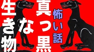 【里の怖い話】真っ黒な生き物【朗読、怪談、百物語、洒落怖,怖い】