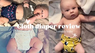 ESEMBLY baby DEMO | putting on cloth diapers| SO EASY! @esemblybaby