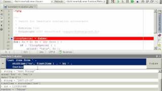 PHPEdit Immediate evaluation tutorial