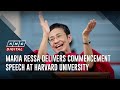 Maria Ressa delivers commencement speech at Harvard University | ANC