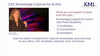 Certified Knowledge Specialist - Knowledge Capture for Action