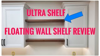 Ultra Shelf Solid Wood Walnut Floating Shelf Review \u0026 How To Install