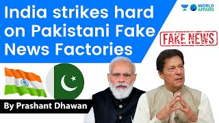India strikes hard on Pakistani Fake News Factories #shorts #ytshorts