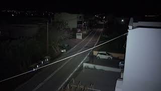 Sofirm Q8 Pro (5000K) \u0026 SP70 2nd gen (5000K) Flashlights Night test 02 (dark road from a rooftop)