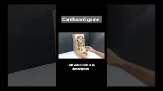 How To Make game with cardboard #shorts #diy #toys #craft