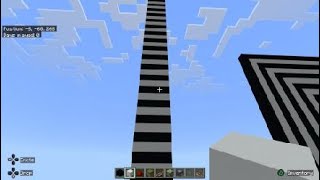 Tunnel illusion in minecraft