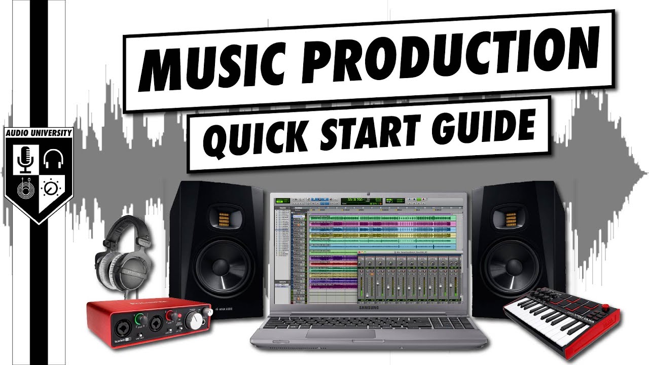 How To Produce Music In A Home Studio | Music Production For Beginners ...