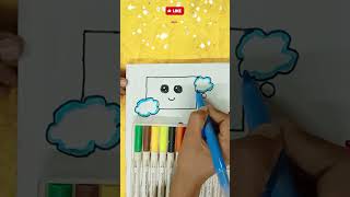 Nice to draw 😊 kids easy drawing #shortsvideo #art #viral #drawing