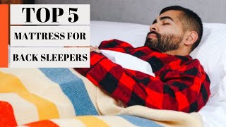 TOP 5: Best Mattress for Back Sleepers 2023