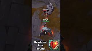 Heartsteel Proc Sound #leagueoflegends #heartsteel #lol #lolclips #soundeffect #item #sound #loud