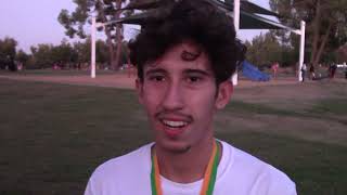 Hunter Hannah 2nd, Ben Fernandez 6th of Matilda Torres Boys 5K Large School Rough Rider Invitational