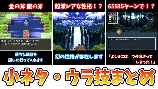 SFC【ドラクエ３】面白い小ネタ・ウラ技まとめ【レトロRPG】