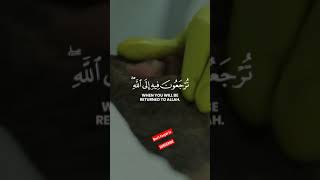 [Quran 2:281] Quran verses | Islamic Status video | Tilawat #shorts