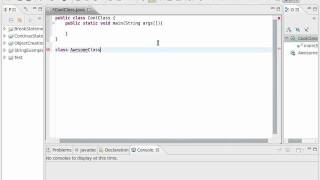 Java Video Tutorial 20: Basic Object creation