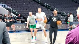 Kristaps Porzingis PRACTICES; May Play in Game 4 of NBA Finals